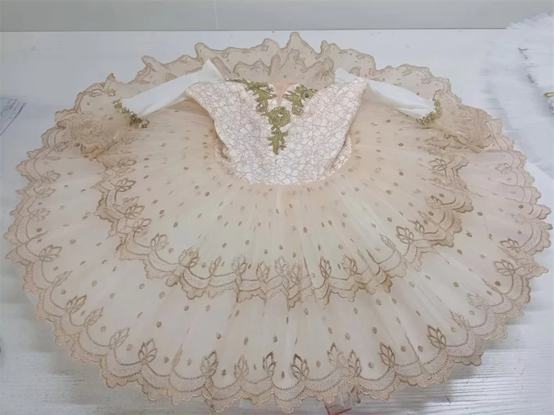 Cheap Custom Size 7 Layers Kids Girls Women Adult Fairy Doll Performance Wear Pink Red Champagne Ballet Tutu Costumes