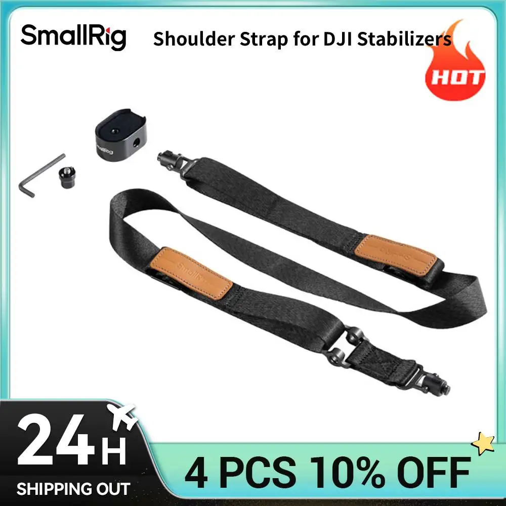 Image of SmallRig Gewichtsreduzierender Schultergurt für DJI RS 4 / RS 4 Pro / RS 4 Mini / RS 3 / RS 3 Pro / RS 3 Mini / RS 2 für Sling-Griff