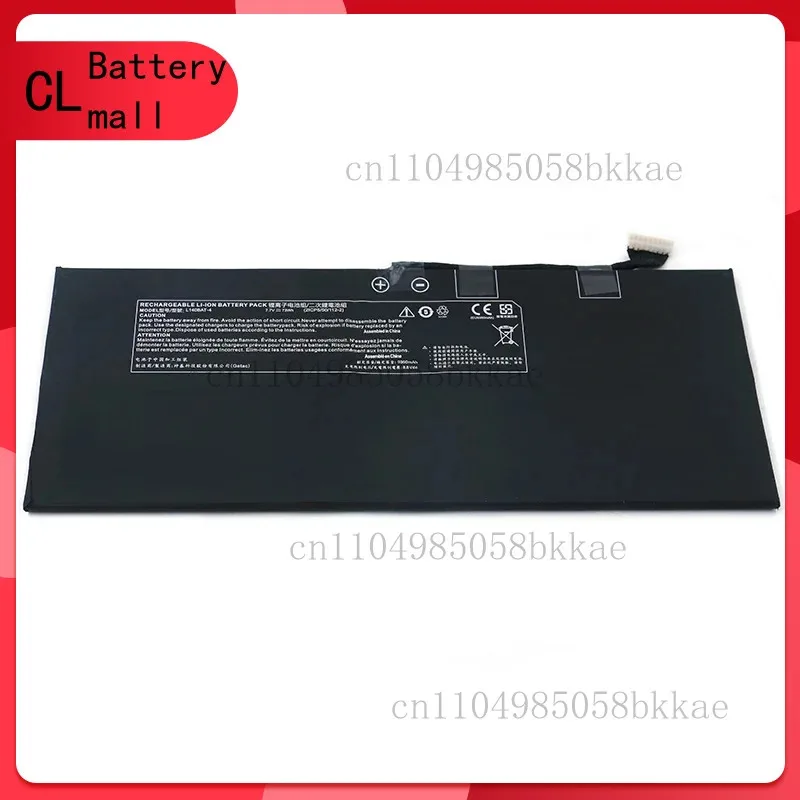 

L Новый аккумулятор для ноутбука L140BAT-4 для CLEVO L140CU L141CU L140MU L141MU 6-87-L140S-72B01 Совместимый 6-87-L140S-32B01 7,7 В 9350 мАч