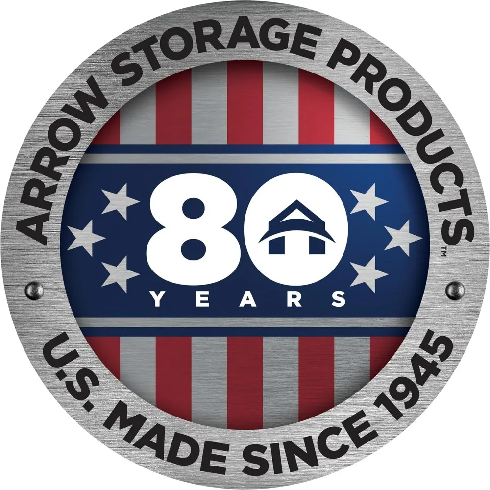 سقيفة تخزين فولاذية خارجية طويلة 10 × 4 بوصة منازل مسبقة الصنع مع كابل عالي وأبواب قابلة للقفل بناء تخزين مع #6