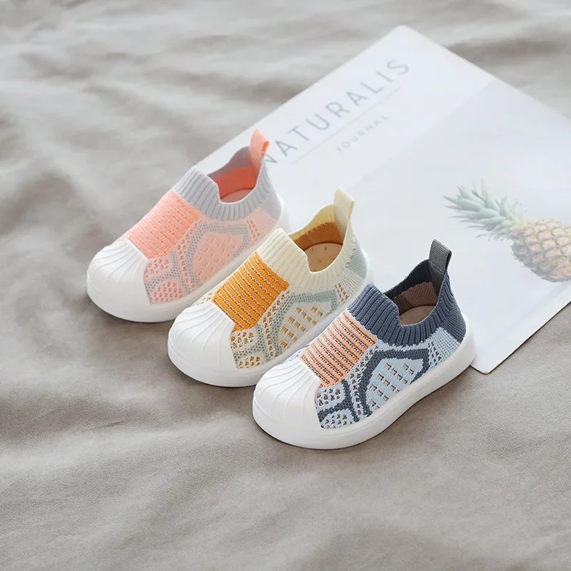 Baby-peutersneakers Antislip zachte onderkant - Lenteschoenen voor jongens en meisjes