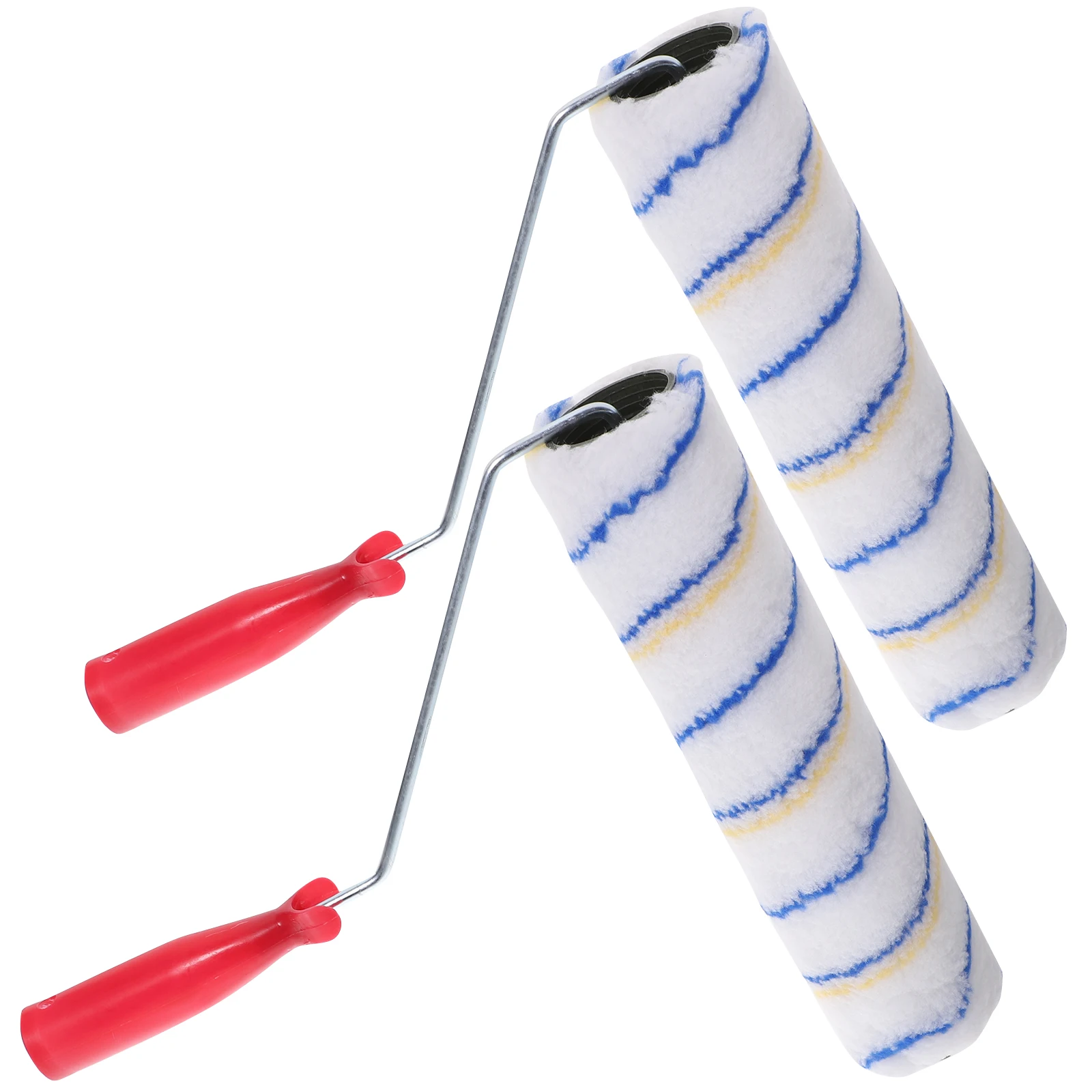 

2 Pcs Paint Brushes Reusable Roller Covers Wall Painting Tool Efficient Good Material