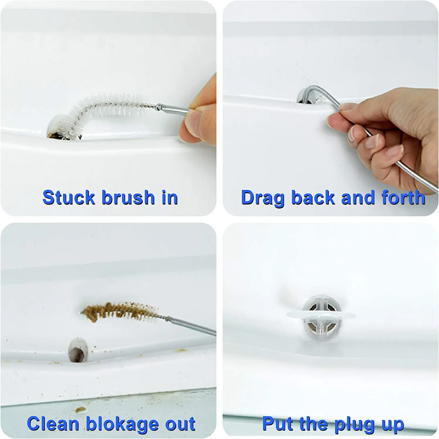 Refrigerator Cleaning Device Water Line Dredge Drain Cleaning Tools Refrigerator Water Line Unfreezing Kit Fridge Cleaner Repair