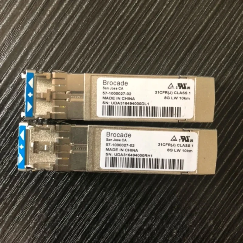

1 шт. оригинальный Brocade 57-1000027-01 8G SFP10KM 10 гигабитный одномодовый, оптоволоконный модуль