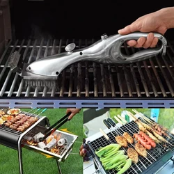 Cepillos de limpieza a vapor para parrilla de barbacoa al aire libre, limpiador adecuado para raspador de carbón, accesorios de Gas, herramienta de cocina