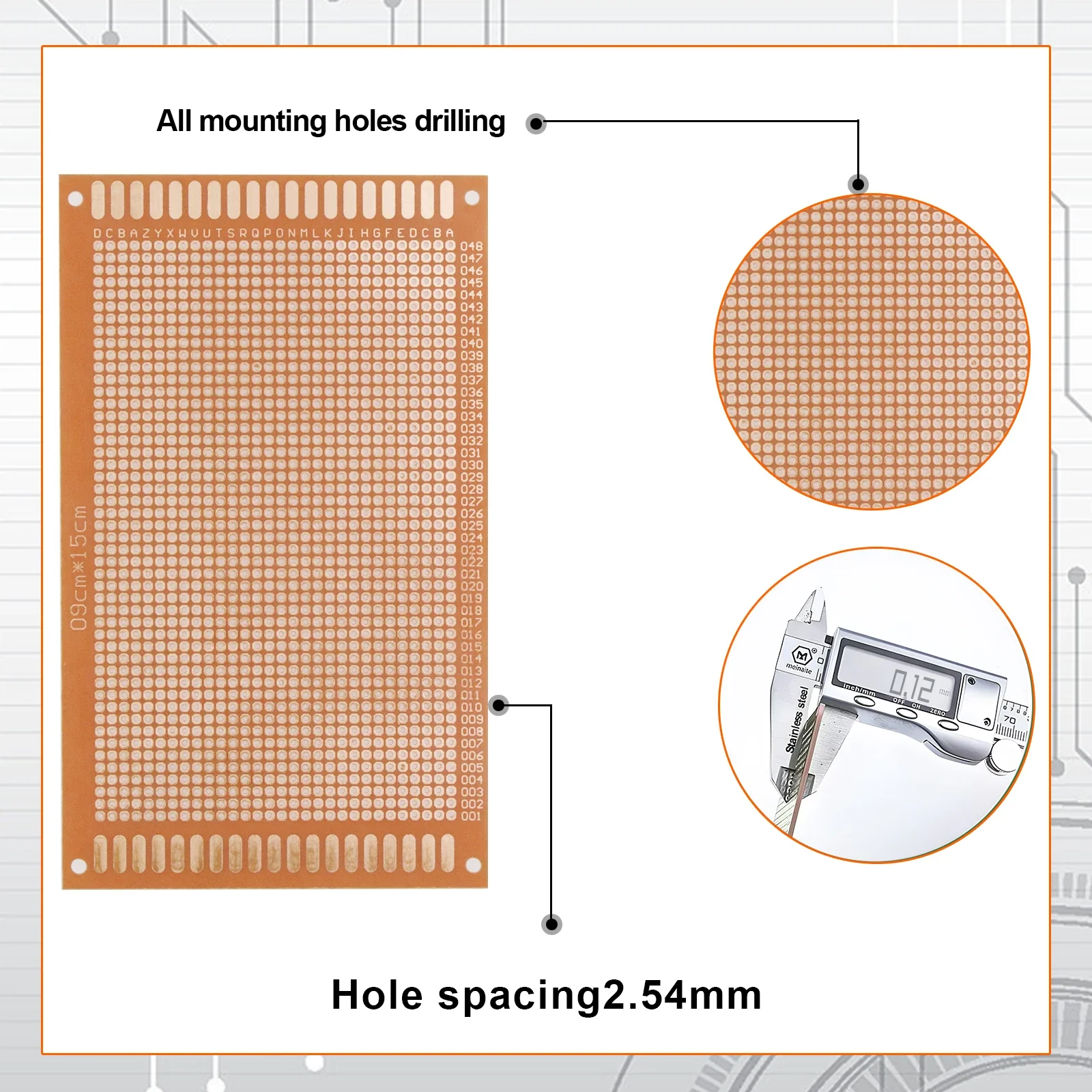 1-5pcs Prototype Paper PCB Board DIY Universal Experiment Circuit Matrix Circuit Boards 5x7 7x9 10x15 12x18 13x25 15x18