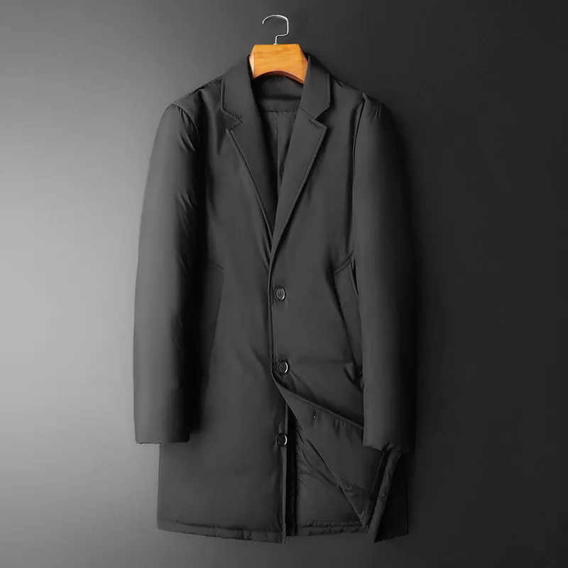 2026 Winter Down Jacket Men's Fashionable Trendy High Quality Comfortable Windproof Casual Warm 90% white down duck Jacket