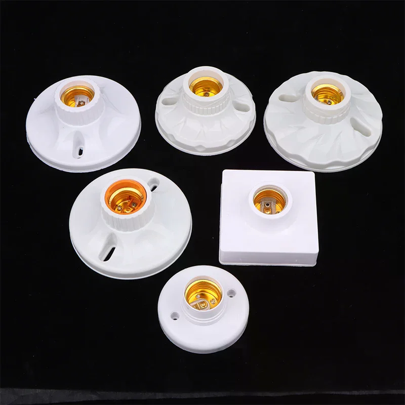 1Pcs Innovative And Practical E27 Lamp Holder High-temperature Resistant Bulb Holder Ceramic Lamp Bulb Socket Lamp Base