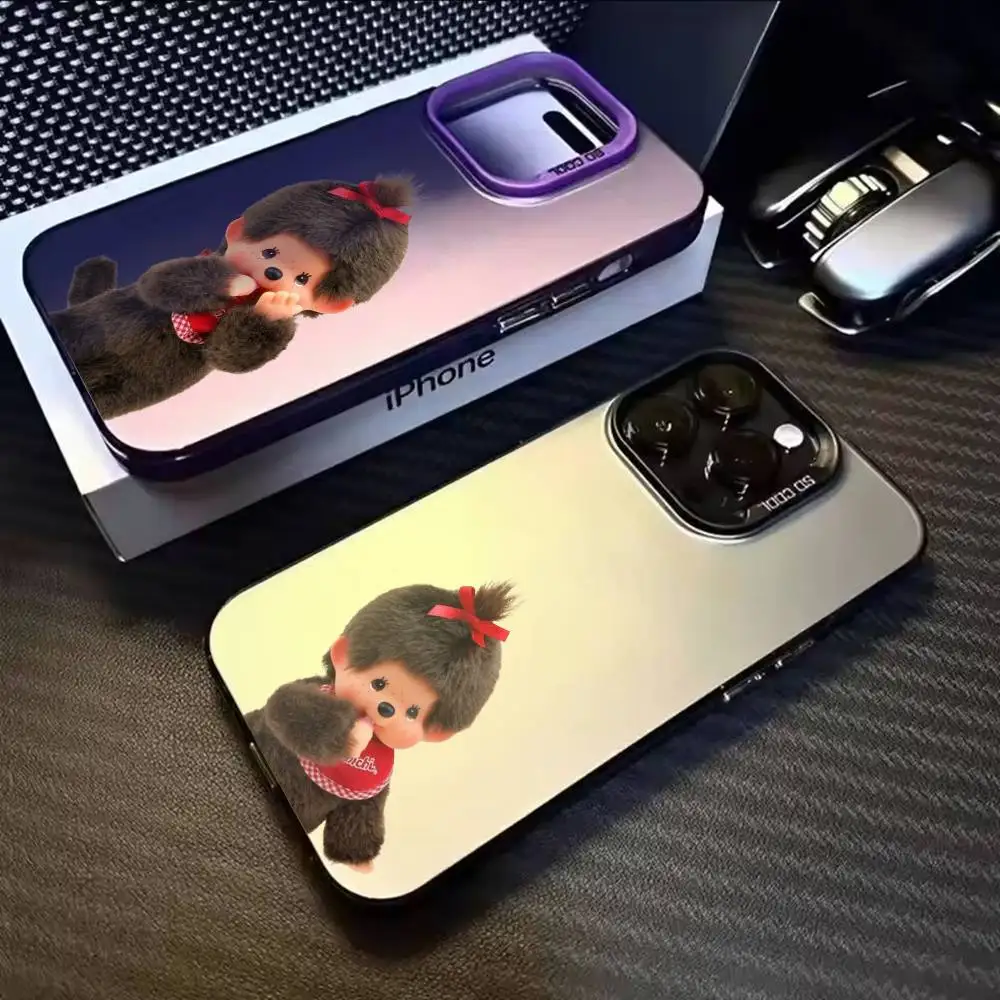 

Monchhichis Cute Phone Case For iPhone 17,16,15,14,13,12,11,Mini,Pro,MAX Matte Shockproof Phone Case
