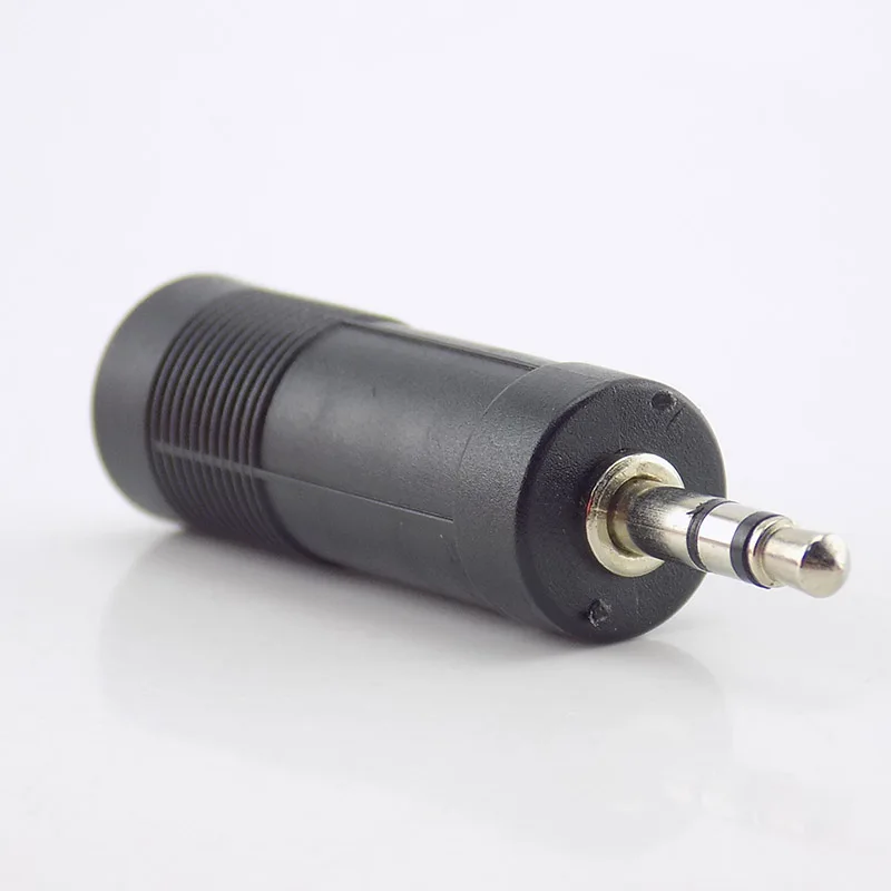 1pcs 6.5 to 3.5 Earphone Adapter 3.5mm Male to 6.5mm Female Jack Plug Stereo Socket Audio Cable Converter Adapter D5