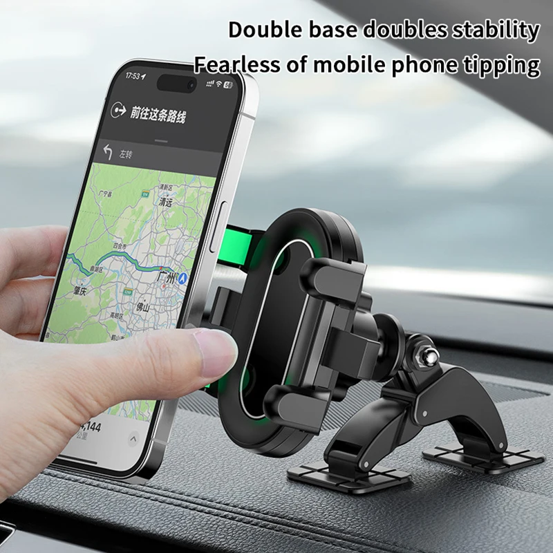 

Universal 17mm Ball Head Car Dash Self Adhesive Base 360 Degree Rotation Phone Holder - Cellphone Support Bracket Accessories
