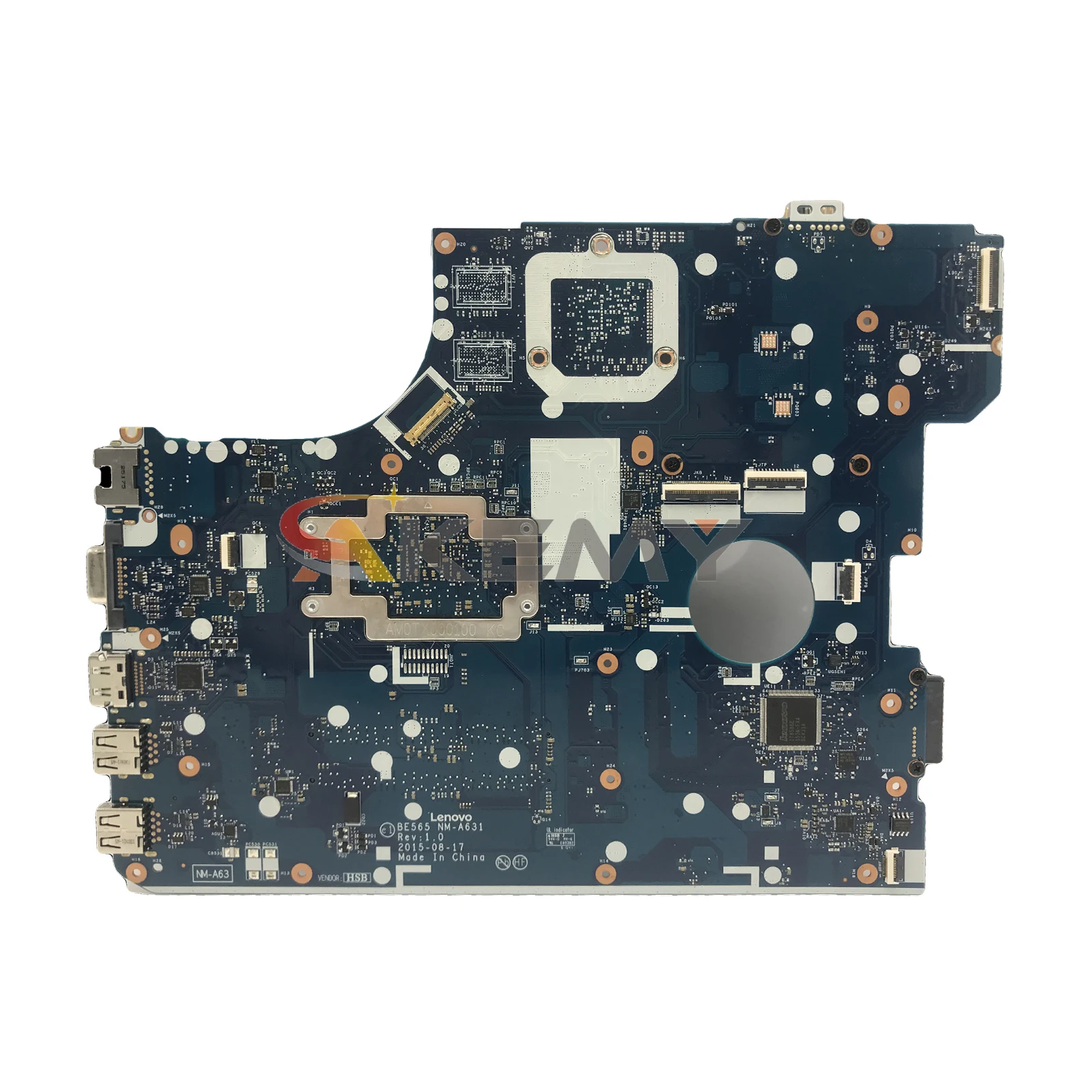 Laptop Motherboard para Lenovo, NM-A631, Notebook Mainboard, ThinkPad E565 CPU, A6-8500, A10-8700P, UMA, 100% testado, OK