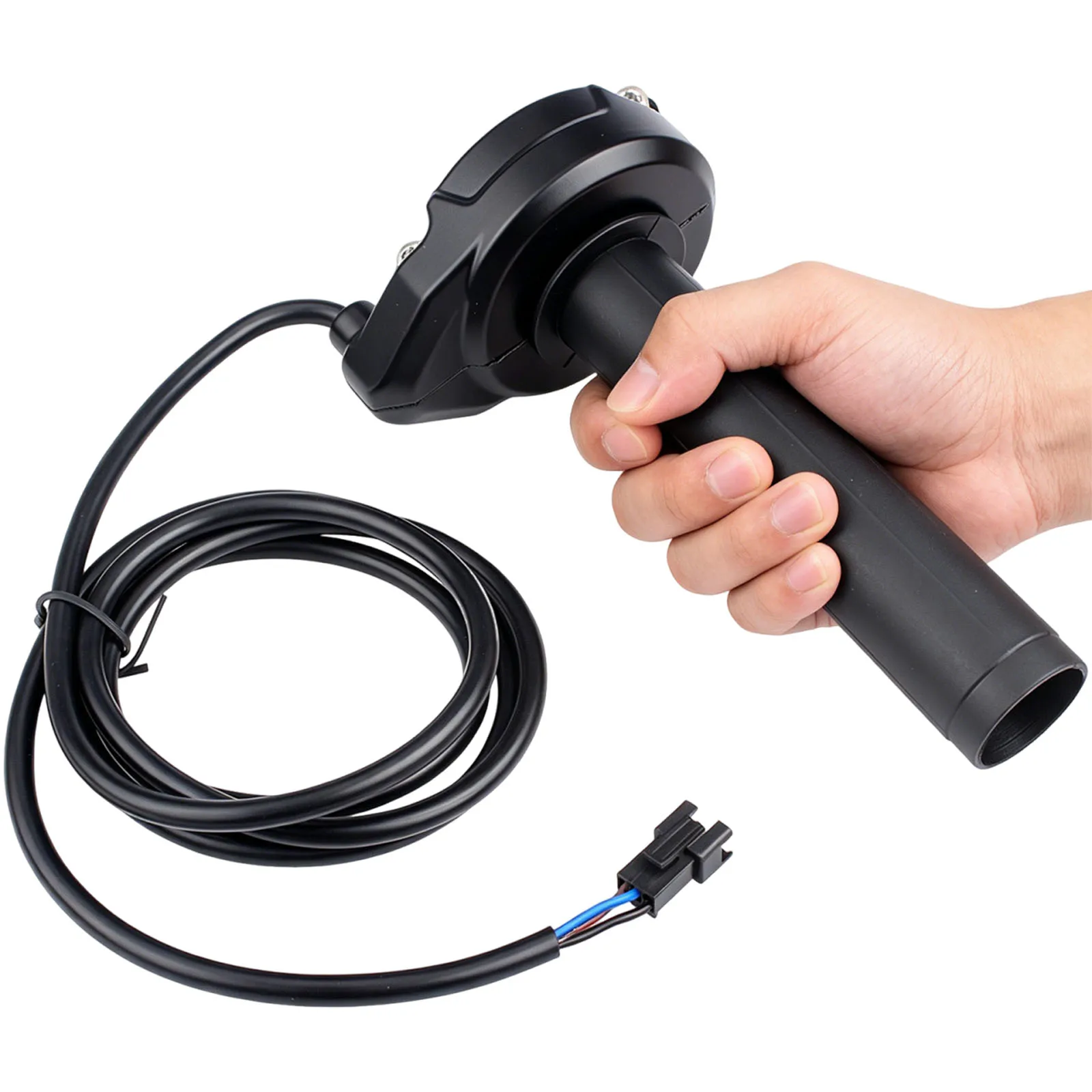Electric Bike Throttle Handlebar for Surron Ebike Throttle Grip Cable Kit Compatible for Ridstar Q20 Electric Dirt Bike
