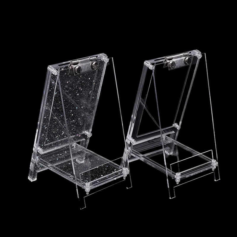 

1Pc Transparent Acrylic Name Card Collection Display Stand 3 Inch Small Name Card Storage Holder For Office Desktop Decoration