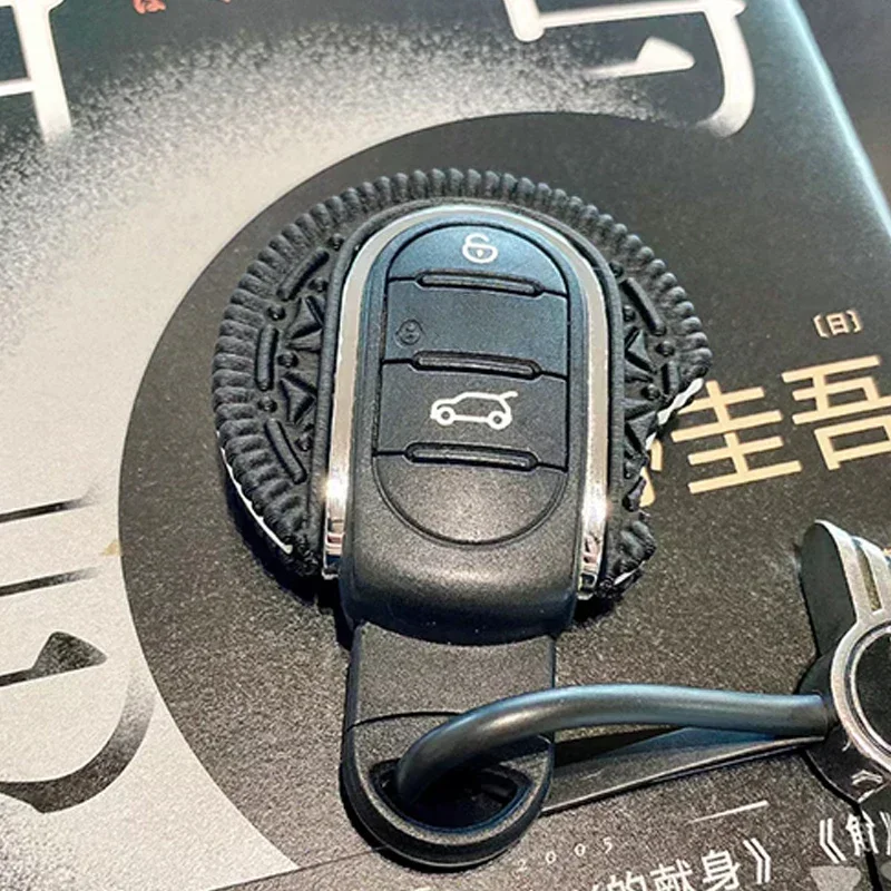 

Car Key Case Individual Decoration For Mini Cooper F54 F55 F56 F57 F60 Car Key Case Holder Smart Remote Fobs Cover Replace Shell