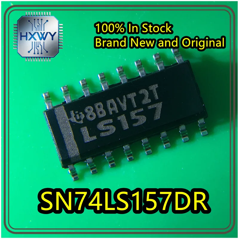 (10/50 pieces) SN74LS157DR LS157 SOP16 4-channel 2-to-1 data selector/multiplexer Brand new original in stock Electronic dev