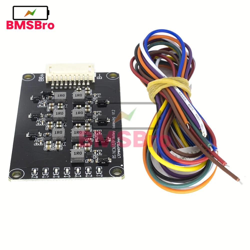 BMS 3S 4S 8S Active Balancer Board 1.2A Lifepo4 Lipo Li-ion Lithium 18650 Battery Power Energy Transfer Balance Equalizer Module