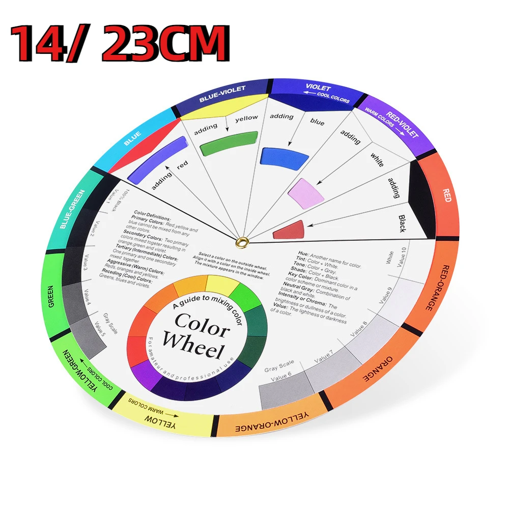 Permanent Tattoo Makeup Lips Eyeliner Micro Pigment Color Wheel For Mixing Pigments Tattoo Accessories Ink Wheel