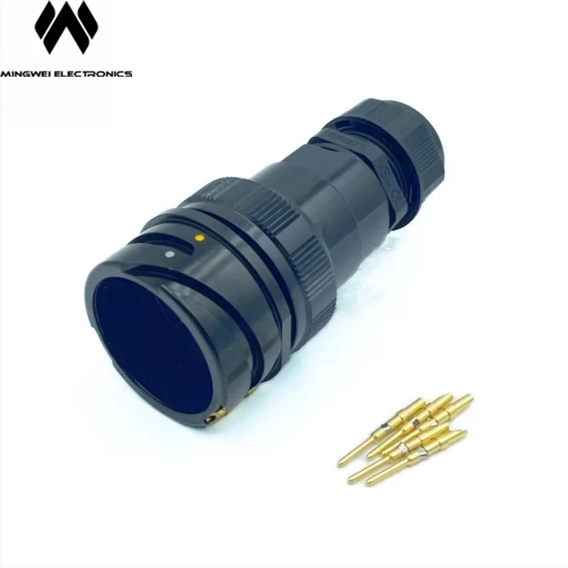 37Pin Female Cable Connector metal circular sensor thread socket Aviation Plug