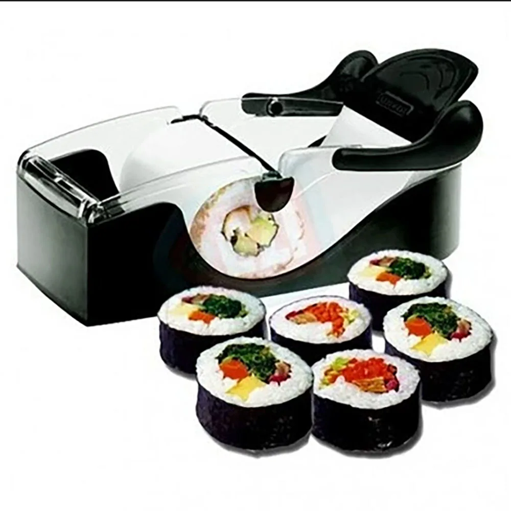 Magic Rice Mold Sushi Maker Roller Machine DIY Japanese Bento Vegetable Meat Sushi Rolling Tool Kitchen Gadgets Accessories