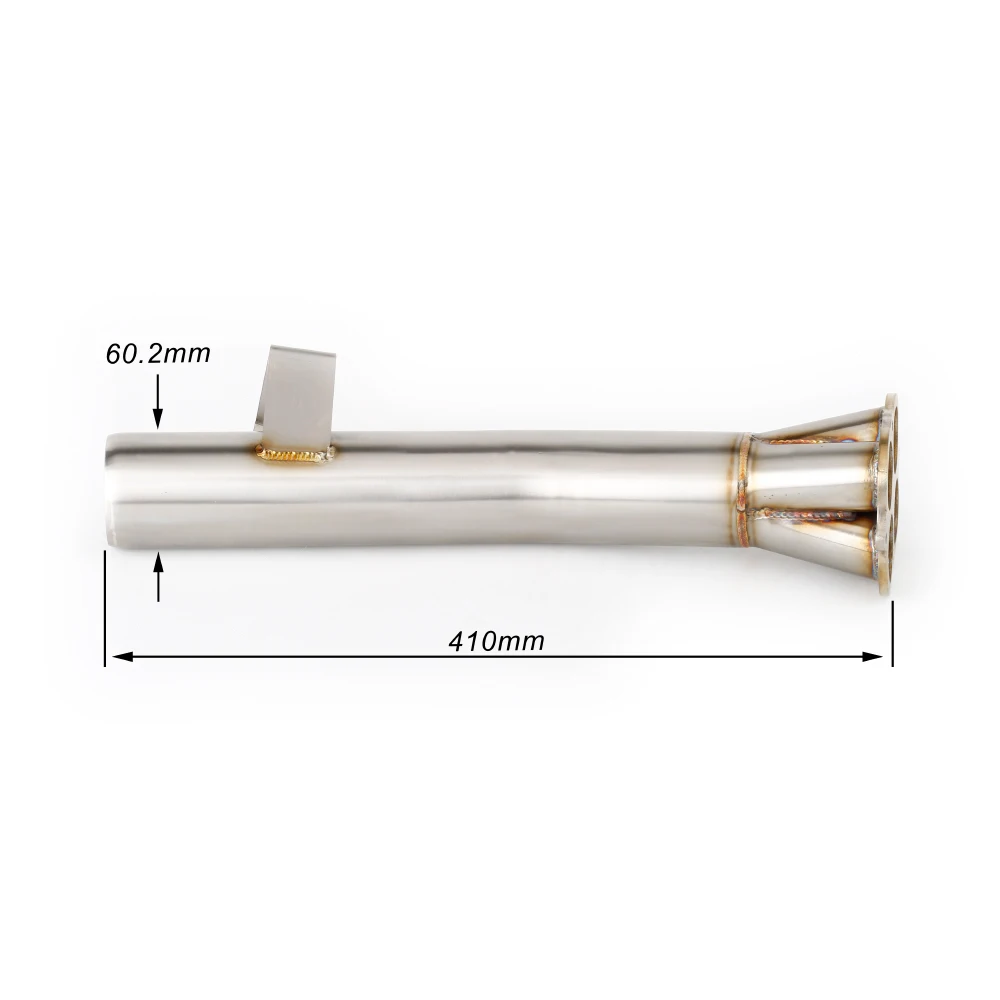 دراجة نارية العادم الخمار وصلة الأنابيب الانزلاق على لياماها R1 2002 2003 YZF R1 YZFR1 YZF-R1