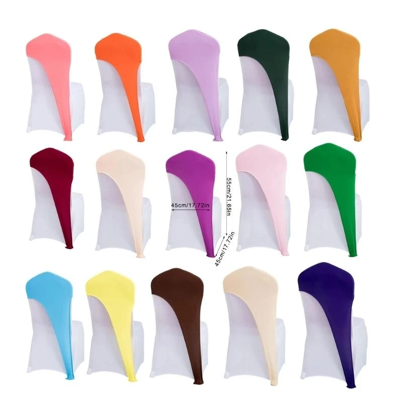 

Stretch Chair Cover Folding Elastic Chair Protections Cover Chair Hood Sash K2WE