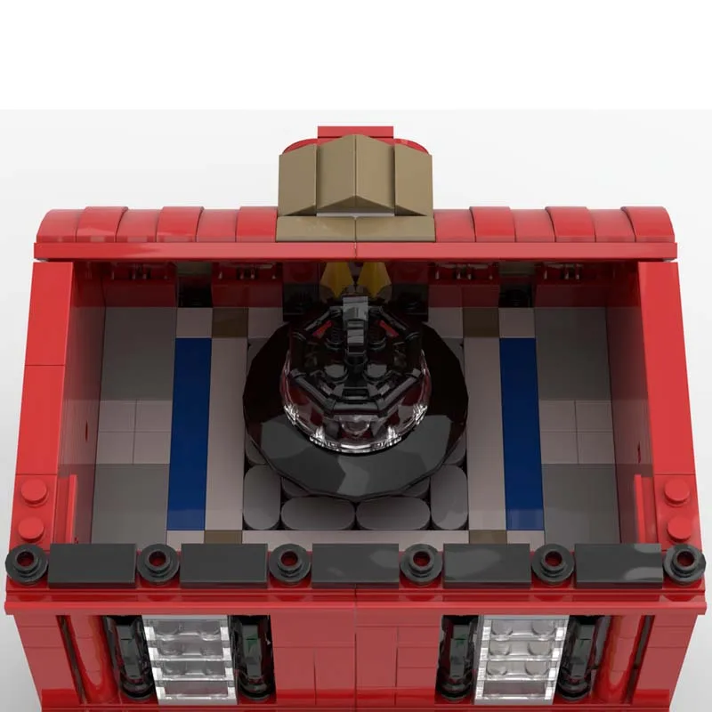 Set di Costruzioni Modulari Personalizzabili 'Casa delle Macchine Curiose e Strane' da 1441 Pezzi, Modello Creativo Fai-da-Te, Regalo di Natale