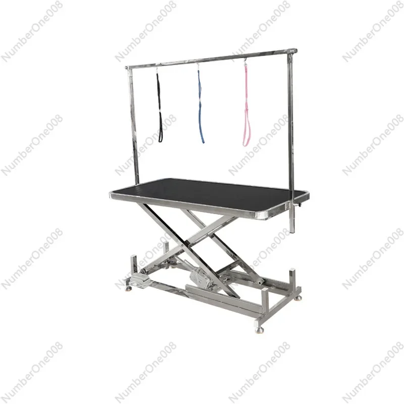 Quiet Electric Pet Grooming Table, Adjustable Height with Non-Slip Top, Professional Dog Cat Beauty Station