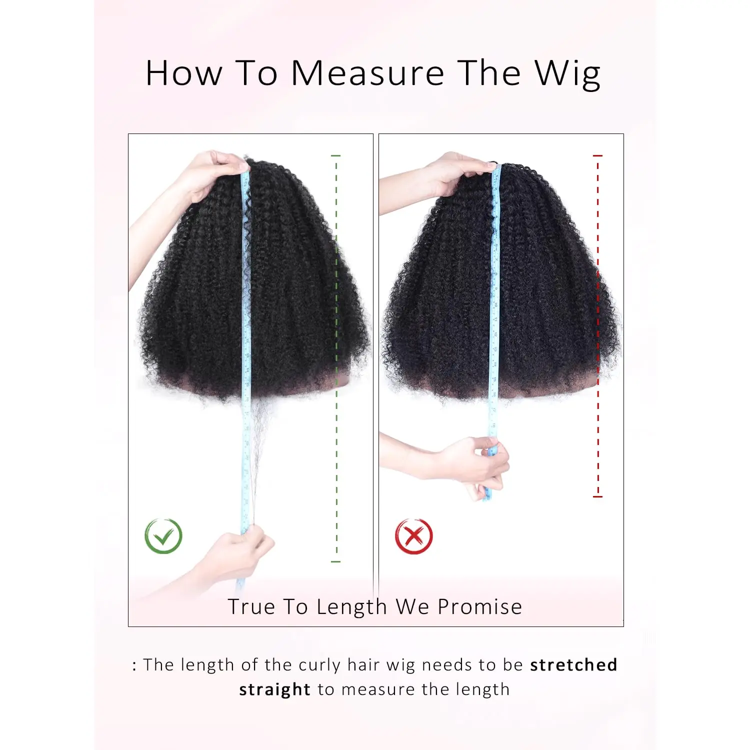 Kinky Curly Headband Wig Human Hair Wigs for Black Women 180% Density Wear and Go Human hair Wig Machine Made Wigs Natural Black image 5