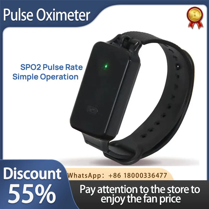 

CONTEC New Wrist Pulse Oxmeter,SPO2 Pulse Rate,8 Hours measurement,Data Storage,Simple Operation