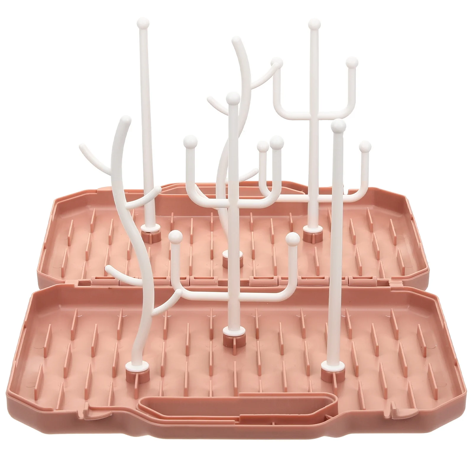 

1 комплект, органайзер для сушки детских бутылочек, портативный держатель для бутылочек для кормления, многофункциональная подставка для сушки из полипропилена для путешествий для ребенка