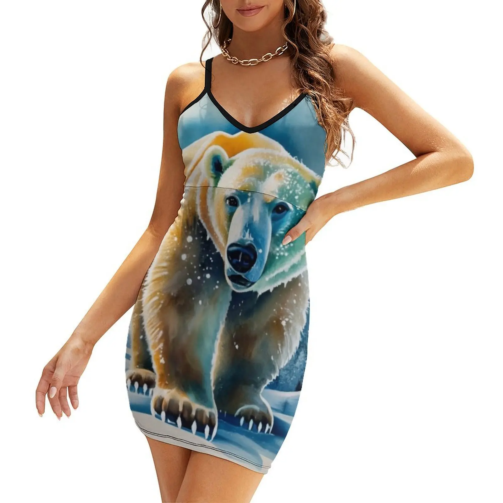 

Polar Bear Sling Dress Evening dresses elegant dresses for women summer woman dress 2025 Women dresses summer