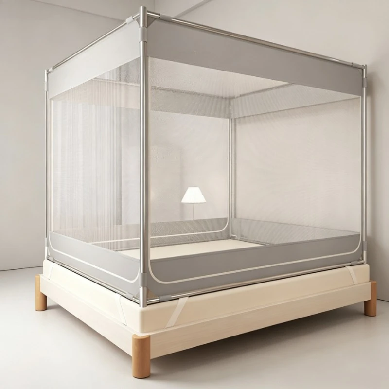 Bed mosquito net household bedroom premium anti-drop yurt mini to prevent falling off the bed full bottom