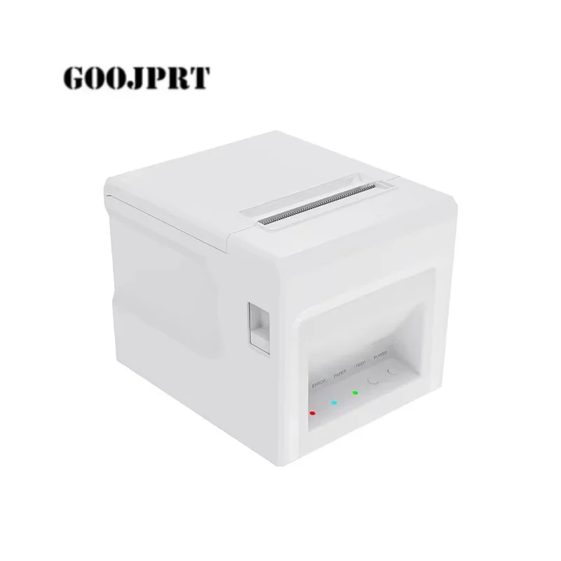 

Беспроводной мини-термопринтер JP-80M 3 дюйма (80 мм) с автоматическим резаком для чеков и QR-кодов, принтер для печати счетов, в наличии