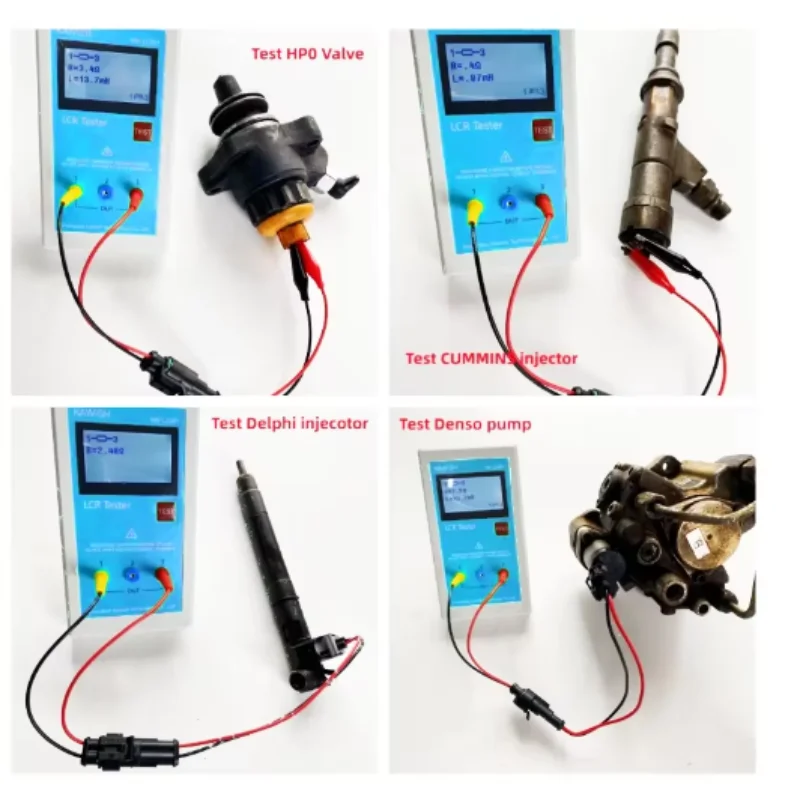 LCR01 TL-200 ESR TR LCR Resistance Capacitance Inductance Tester CRIN Diesel Transistor Tester Common Rail Piezo Injector