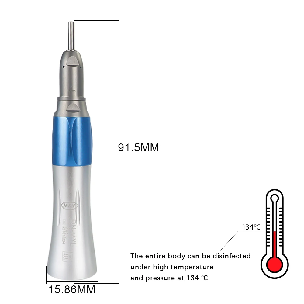 Dental NSK Slow Low Speed Straight 1:1 Handpiece For E-type Air Motor ES203 Dentistry Instrucment