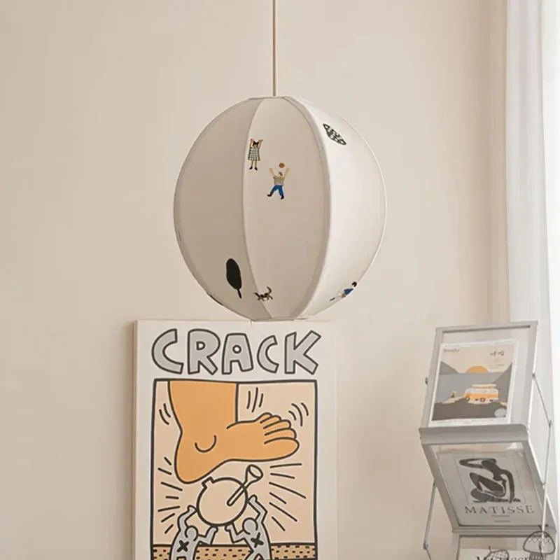 Nordic Park handgemachte dreidimensionale Stickerei Kinderzimmer Kronleuchter mittelalterlich