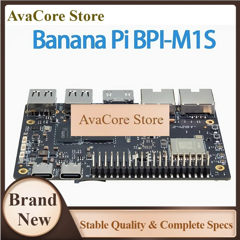 AvaCoreBanana Pi BPI-M1S Development Board BananaPi BPI-M1S RK3528 Supports 4K WiFi6 Lede Official Support