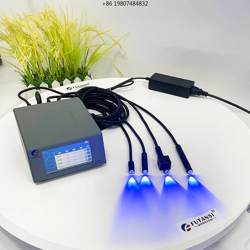 5W 220V/110V 1000mw Luminous Intensity UV LED Light Sources 365nm with Air Cooling Quartz Glass Lens