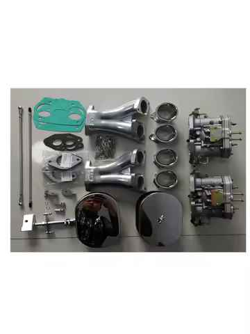 SherryBerg Carburettor Carb Cnversion Kit for VW TYPE 1 FAJS HPMX WEBER IDF DUAL 40mm CARB KIT T1 Linkage T1 TALL Standard IDF