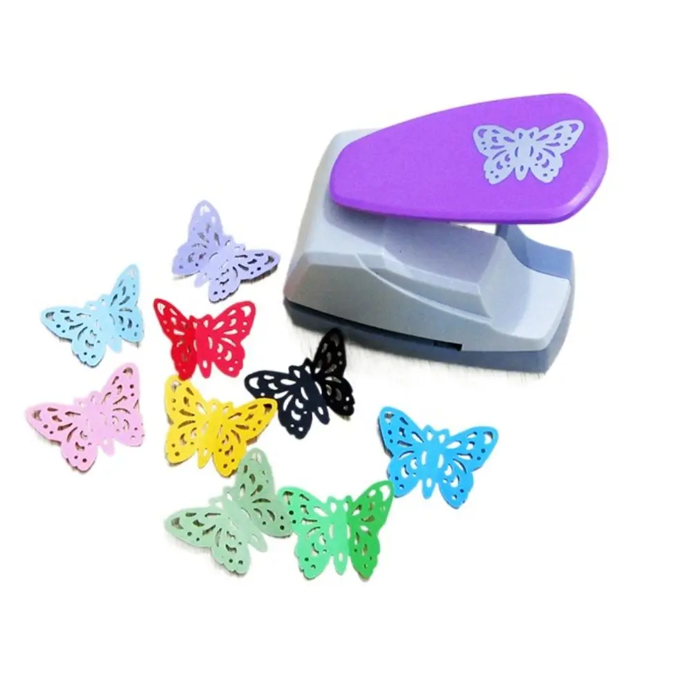 

Cute ABS Plastic Butterfly Hole Punch DIY Paper Cutting Scrapbooking Kid Hole Punch Handmade Craft Hole Punch Children