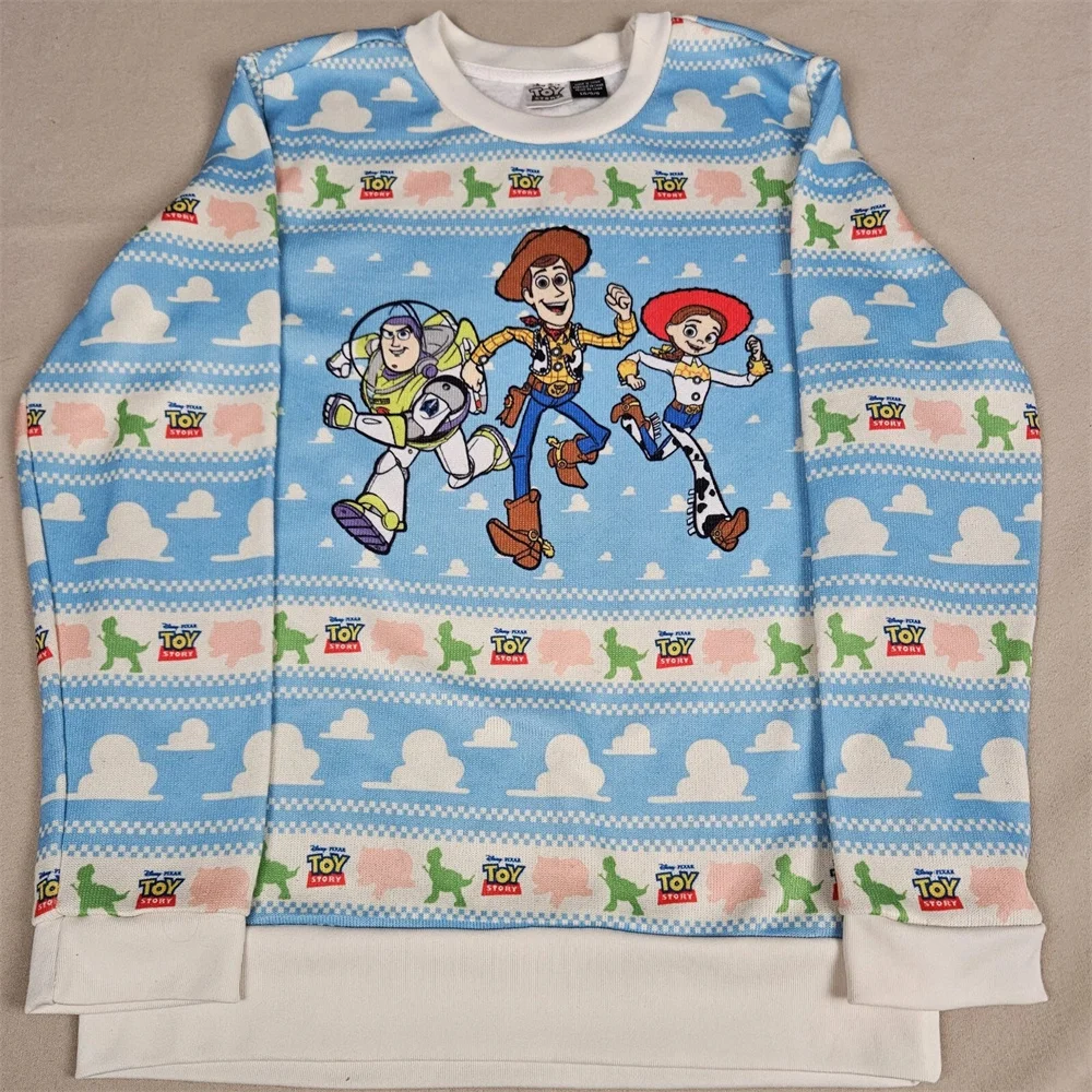 История игрушек Disney Pixar Buzz Lightyear Woody Ugly Рождественский свитер Мужской осенне-зимний свитер с круглым вырезом и 3D принтом