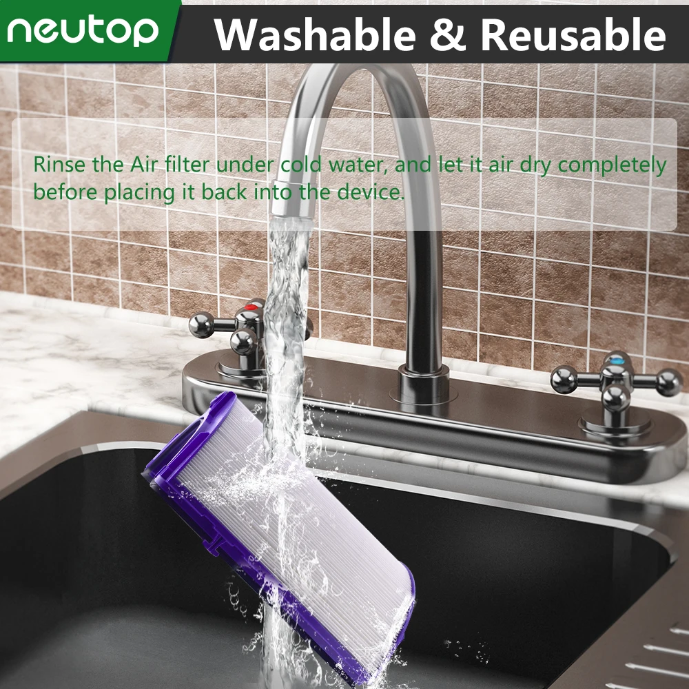 Filtro de Carvão Ativado Compatível com Dyson TP04 TP05 HP04 HP05 DP04 Limpeza Casa Pura Purificador De Ar Fresco Peças De Reposição