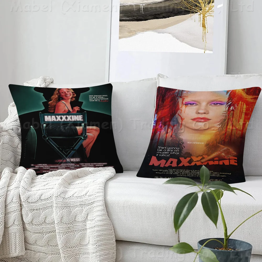 

Maxxxine Horror Movie Mia Goth Xtraordinary Series Decorative Room Aesthetics Case Decor Bedroom Sofa Couch Pillow Cover 45x45