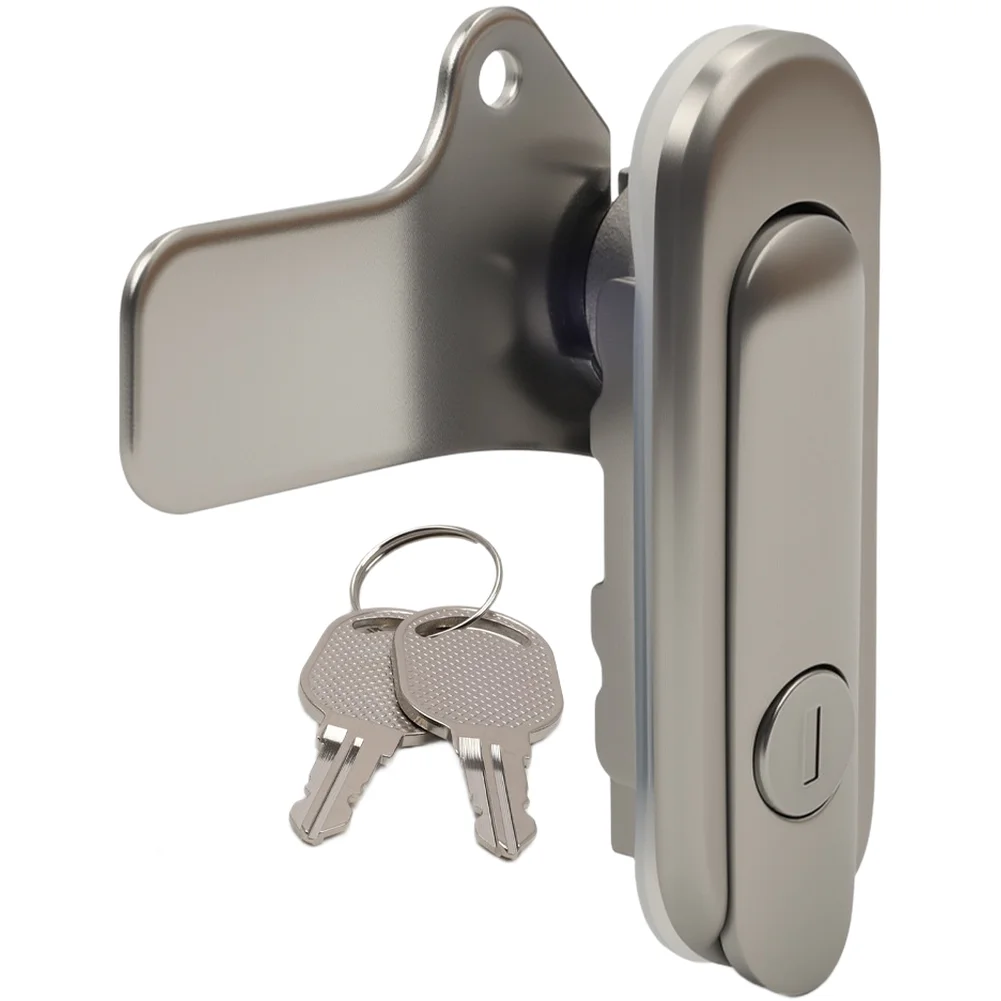 AB403 Flat Panel Lock for Electrical Cabinets Built with 304 Stainless Steel and Thick Sealing Gaskets Against Dust and Moisture