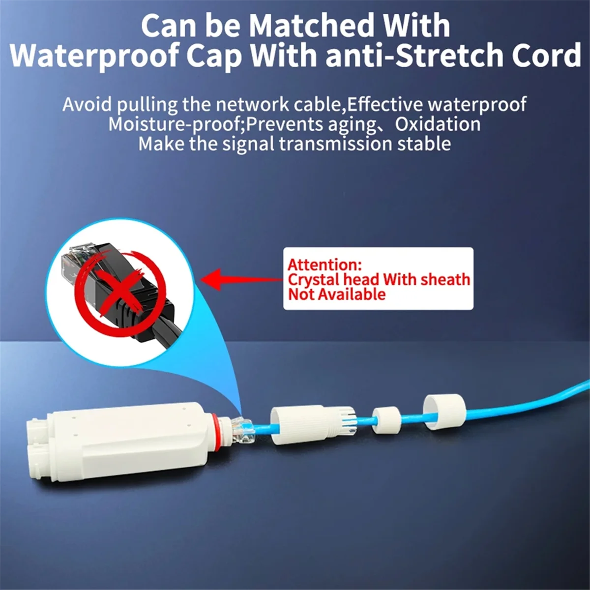 Repetidor POE impermeable de 2 puertos, extensor IP66 de 10/100Mbps de 1 a 2 PoE con IEEE802.3Af/At 48V para exteriores, para cámara de interruptor POE