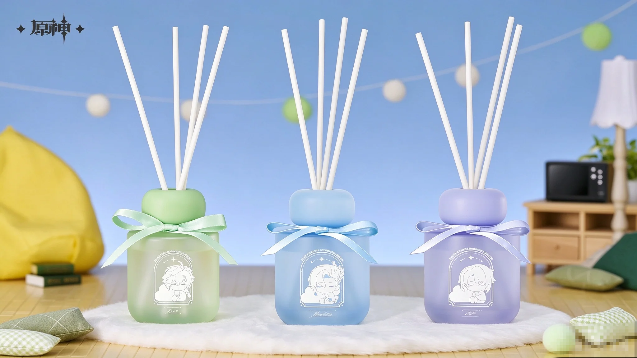 [Authentic]Sweet DreamWhispers Series Rattan Aromatherapy DiffuserGenshin Impact Anime CosplayGift Christmas GiftKamisatoAyato