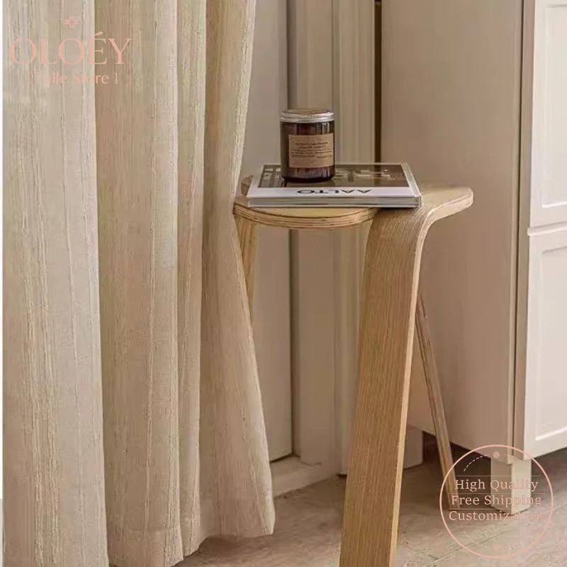 

Linen Sheer Curtain for Balcony Japanese Wabi Sabi Style Retro Light Filtering Not Transparent Zen Office Study Lazy Atmosphere