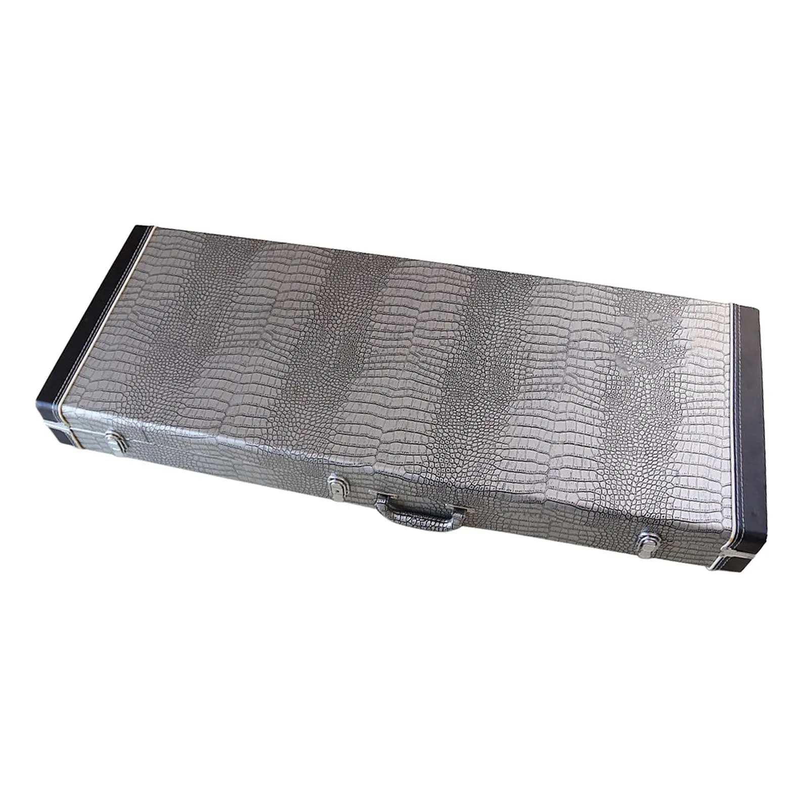 

Защитный чехол для электрогитары с подставкой для шеи, квадратный, жесткий, из искусственной кожи, пылезащитный, дорожная сумка для выступлений и занятий