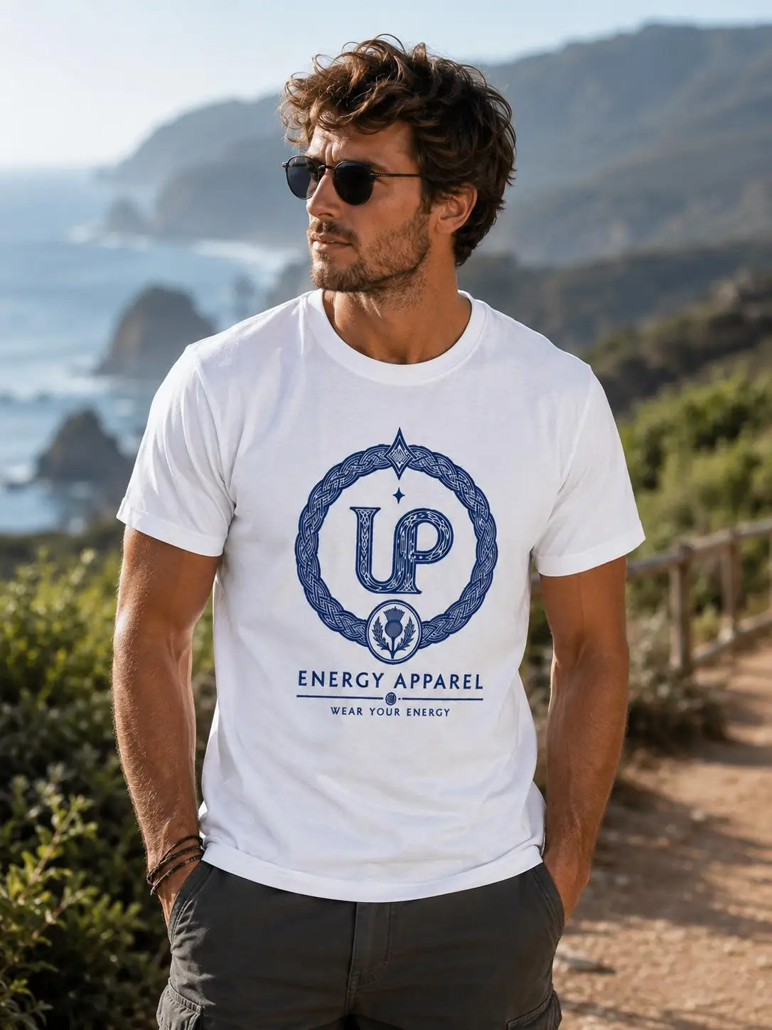 Daily Leisure Wear, Relaxed and Fashionable Outfit, UP Wear Celtic Logo T-shirt | Wear Your Energy, Unisex Top